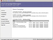 Editing the Demo Email Campaign