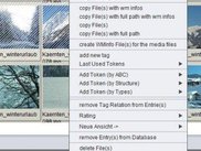 Thumb context menu
