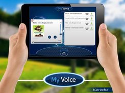 MyVoice Karaoke App for iPad select a song