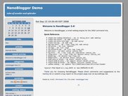 SteelBlue theme for NanoBlogger by Denis Bernard.