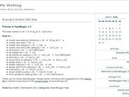Default theme for weblog generated by NanoBlogger.