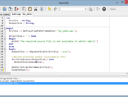 nanoide (build 138) with sample build script