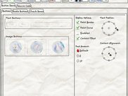Disabled buttons (partially erased with an eraser)