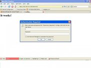 Screen of subversion login through ldap