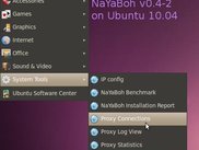 NaYaBoh menu on Ubuntu