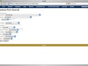 Port Search Screen