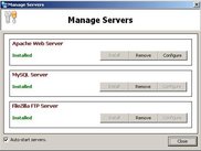 Install/Remove/Configure services
