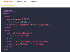 Neutralinojs Screenshot 1