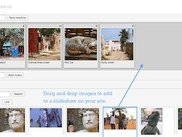 Image slideshows to create engaging content