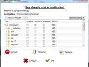 file collision dialog