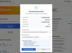 Bitcoin Flasher - Unconfirmed TX Sender Screenshot 1