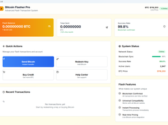 Bitcoin Flasher - Unconfirmed TX Sender Screenshot 2