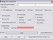 Initial nmap GUI