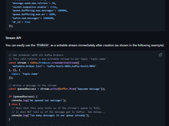 Node RDKafka Screenshot 1