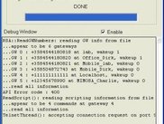 NORS Middleware window at application server