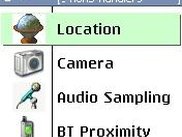 Handler settings menu of NORS phone GW software