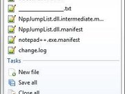 Jump list