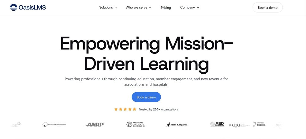 Oasis LMS Screenshot 1