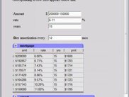 Example- Interest rates and amortization tables