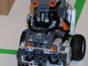 Robot trying to find the exit of a labyrinth.
