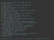 Code is heavily commented and well organised