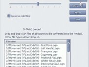 OGM to AVI's graphical interface.