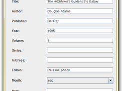 Editing a reference.