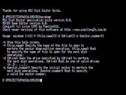 MSXDUMP help screen