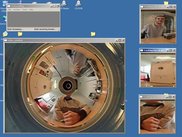 Program in action with face tracking
