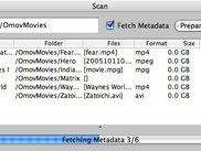 Scan is in progress (fetching metadata).