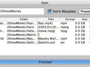 Scan just finished (additional metadata now available).