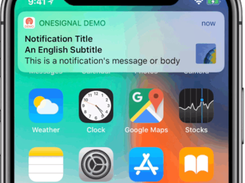 OneSignal-iOS-SDK Screenshot 2