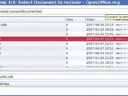 File recovery wizard step 1