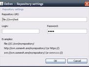 Settings dialog