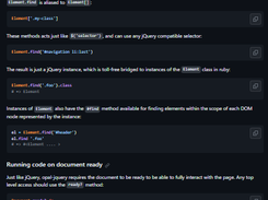 Opal jQuery Screenshot 1