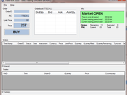 Sales Trading GUI, used to run Human-Agent trading competitions at TradeTech 2010