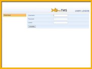 Login screen