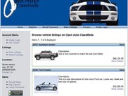 End users view of the listing page