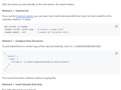 OpenClaw Medical Skills Screenshot 1