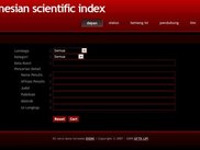 Latest Frontpage of Indonesian Scientific Index