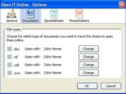 Option dialog