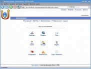 Administration page