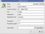 Create a certificate signing request