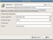 Edit security setting