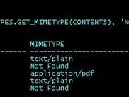 Get MIMEType from BLOBs as a pipelined table