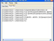 This is how the c code is formatted
