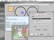 OS9exec screenshot on MacOSX