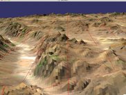 Another oblique view using DTED elevation