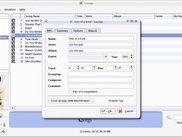 Main windows with  get info dialog