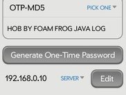 The "full" version with a generated One-Time Password